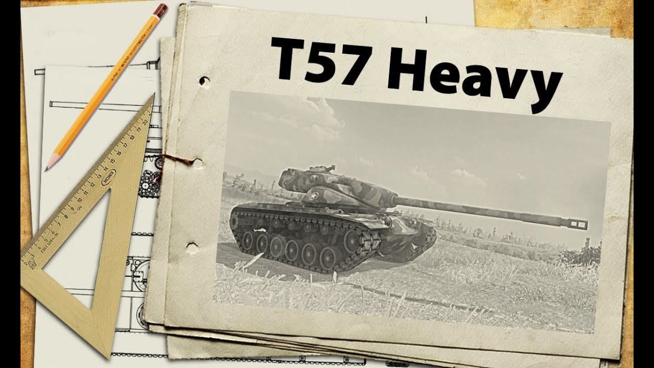 T57 Heavy - обзор и Live! на лучшем тяже