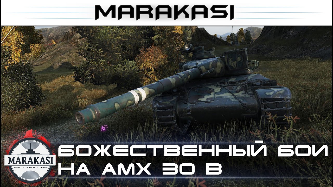 Божественный бой на AMX 30 b, 11 502 урона