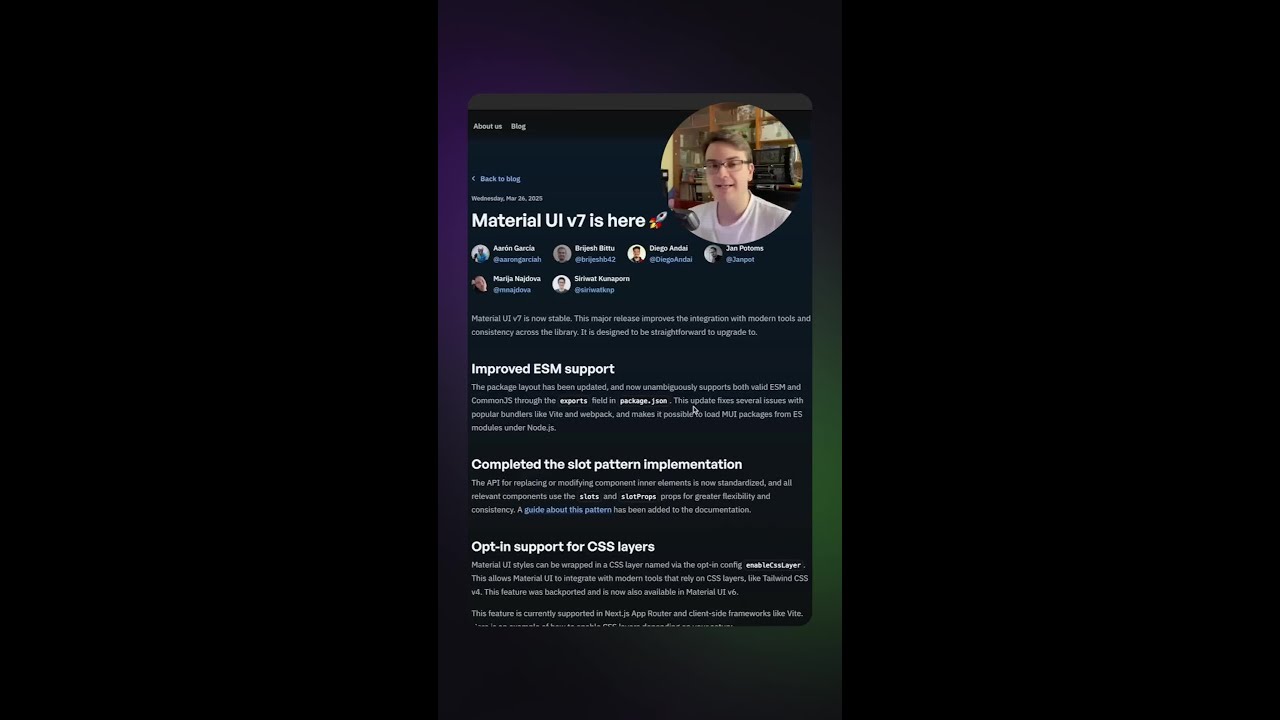Вышел Material UI v7! #materialui #разработка