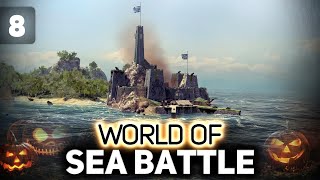 Превью: Грабим имперские форты на Хэллоуин 🏴‍☠️ World of Sea Battle [PC 2023] #8