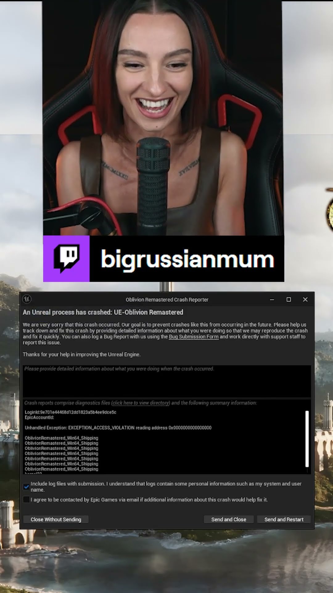 Превью: ПРОБИТИЕ 4-ОЙ СТЕНЫ ОТ OBLIVION REMASTERED #twitch #brm #oblivionremaster