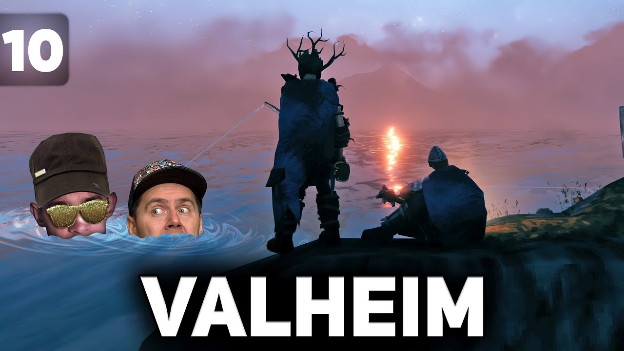 Достраиваем замок для удобной рыбалки 🧔 Valheim Ashlands [PC 2021] #10