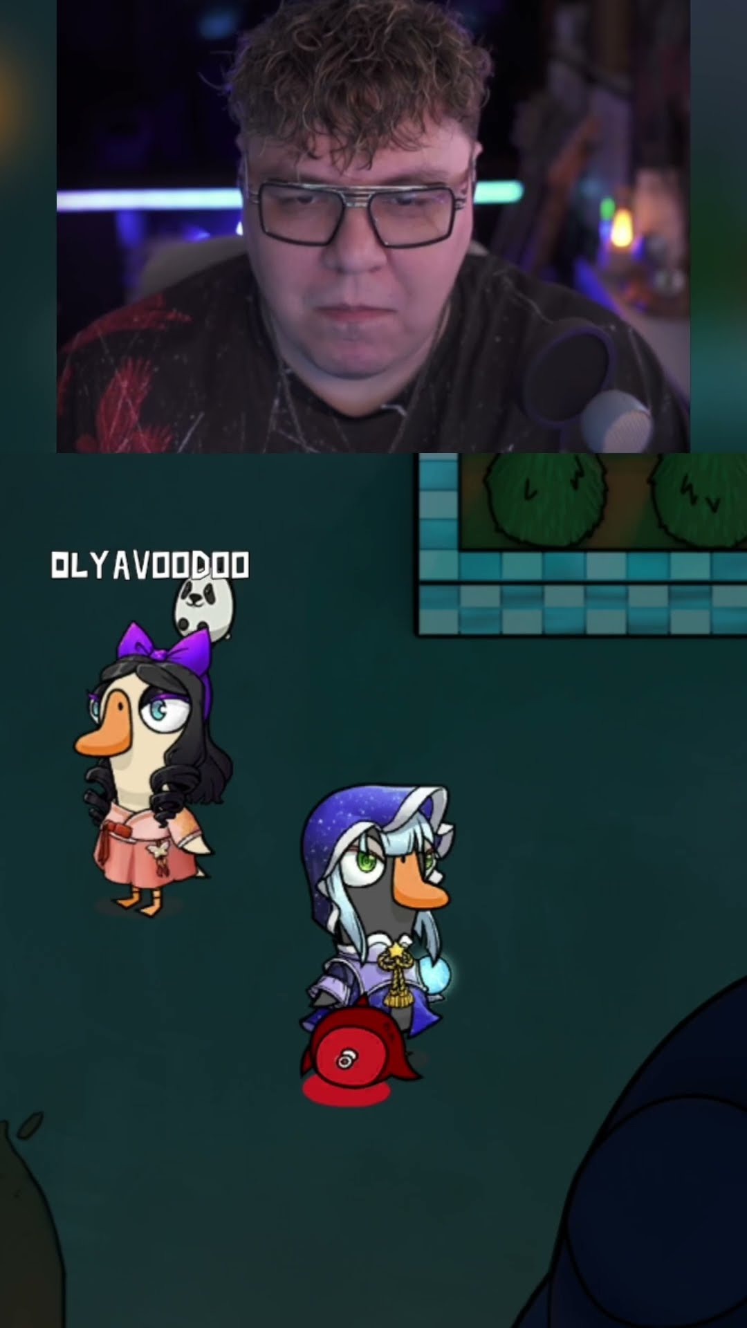 Превью: ПОЧЕМУ ОН ВСЕГДА ЖМЁТ ПРОБЕЛ??? #goosegooseduck #amongus #amogus #игры #twitch #твич