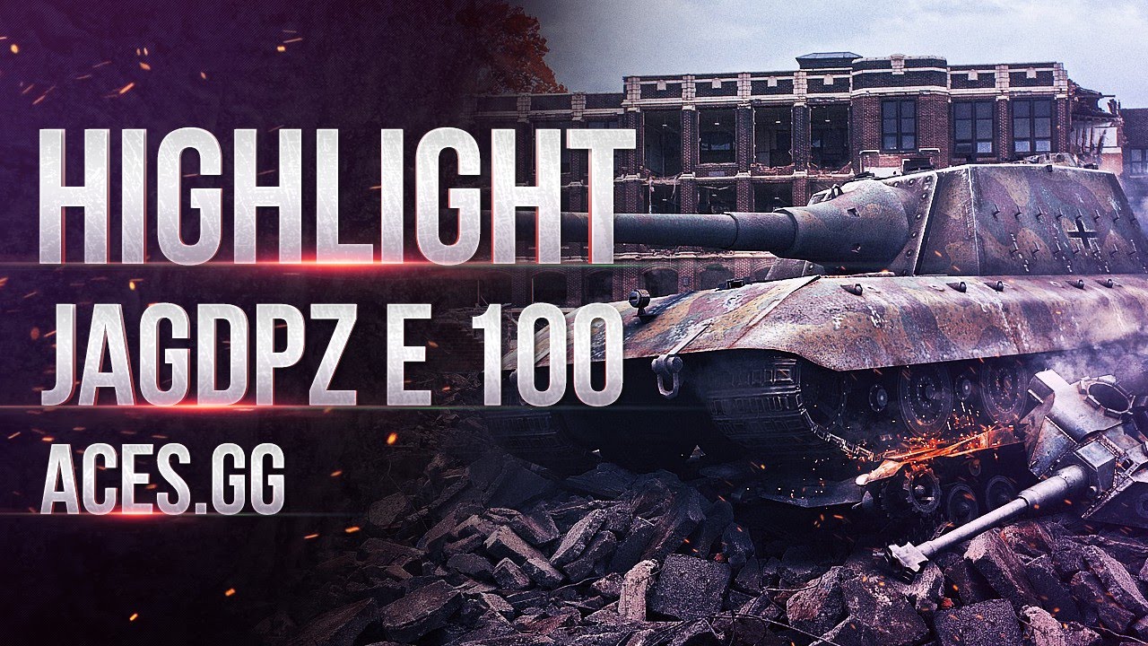 Тяжелая жизнь JgdPzE100 в рандоме World of tanks!