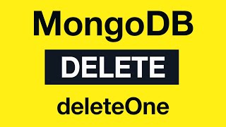 Превью: MongoDB Delete Queries: 05 deleteOne