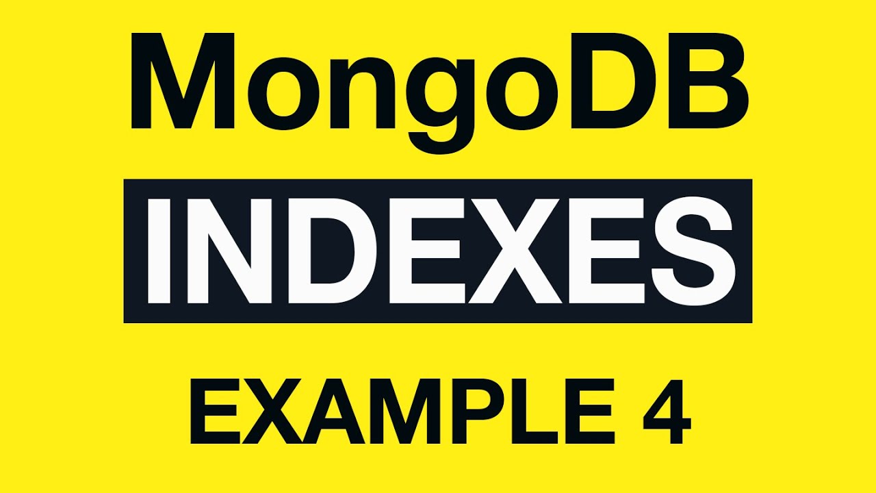 13 MongoDB Indexing - Example 4: Query performance with index