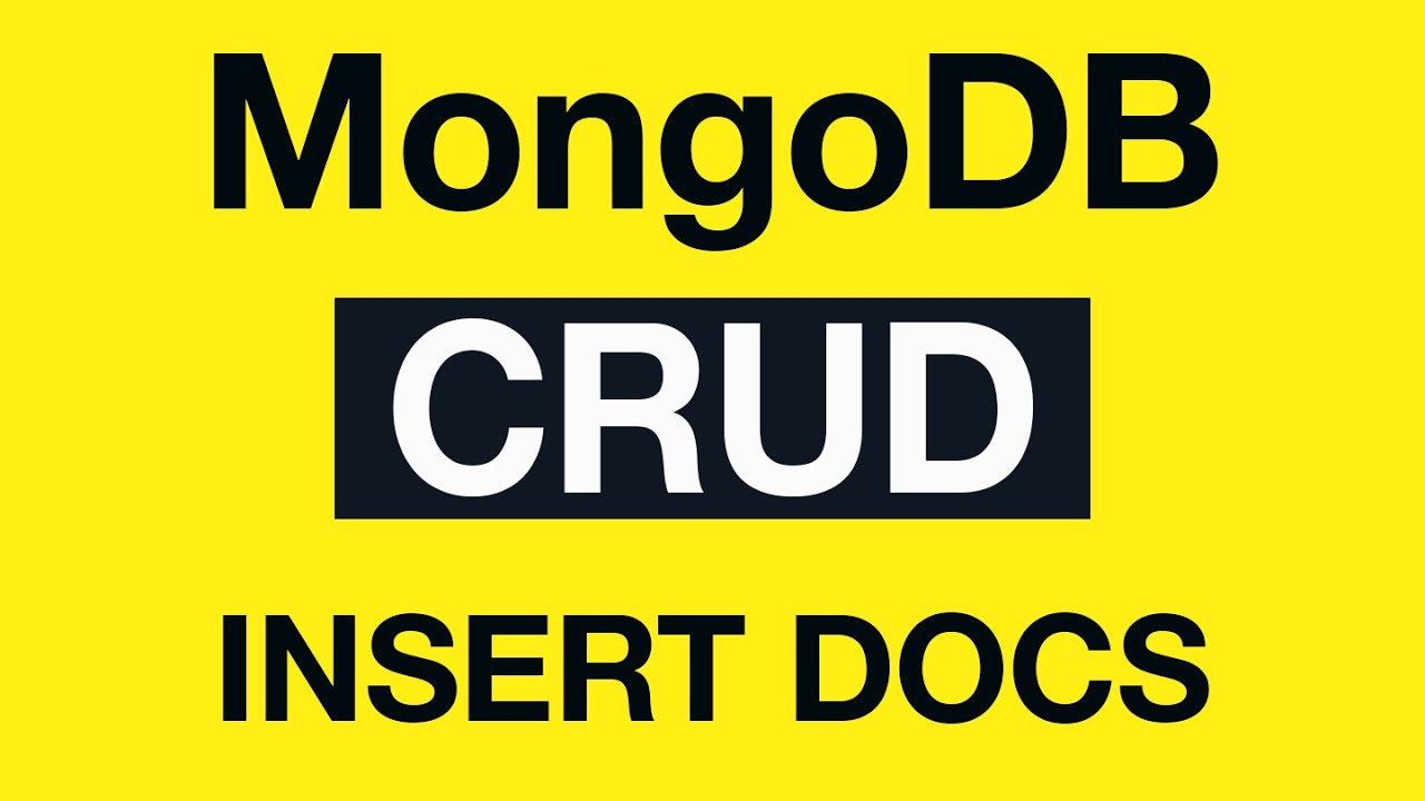 MongoDB CRUD Operations: 08 Insert Document with different Value Types