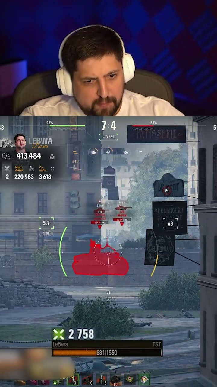 Превью: "ЧТО ЭТО ЗА МАШИНА КРУТАЯ" — ЛЕВША ВПЕРВЫЕ ИГРАЕТ НА TST #миртанков #левша #мир_танков #машина