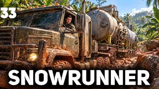 Превью: Возим огромные шняги под музыку 🚚 SnowRunner [PC 2020] #33