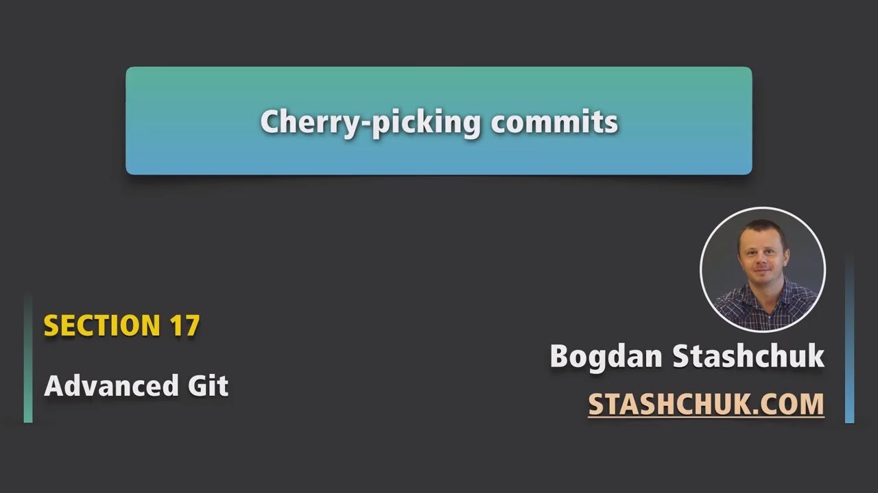 Cherry picking Git commits | Advanced Git - 10