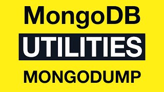 Превью: MongoDB Utilities: 07 mongodump Example