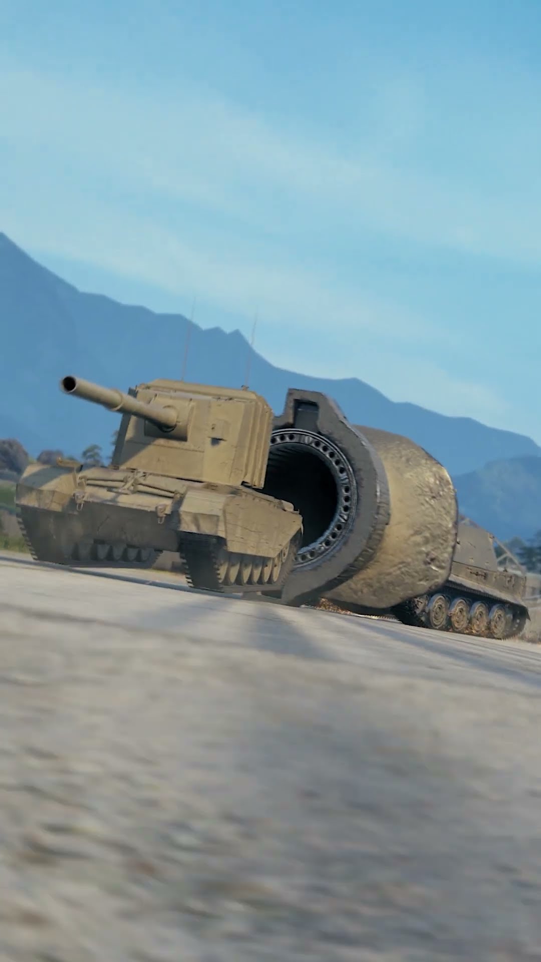 Превью: Вот она, настоящая БАБАХА! #shorts #танки #миртанков #бабаха #sturmtiger #fv4005