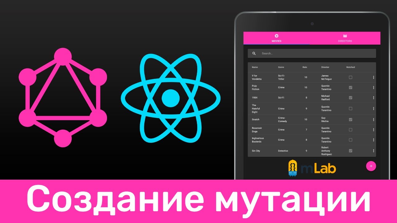 GraphQL #8 Создаём первую мутацию (Create First Mutation)