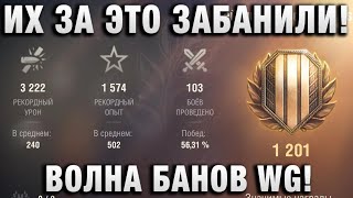 Превью: ИХ ЗА ЭТО ЗАБАНИЛИ! ВОЛНА БАНОВ WG!