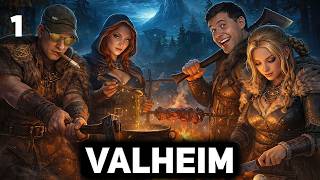 Превью: Вельхейм с девочками начинается 🪓 Valheim [PC 2021] #1