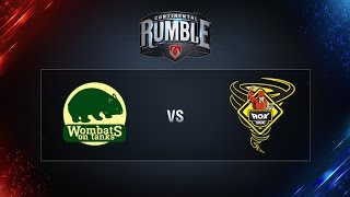 Превью: Wombats vs. Tornado Rox - Continental Rumble - Final