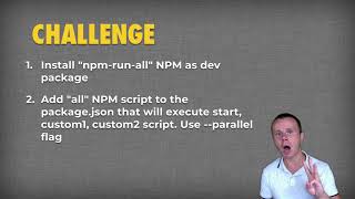 Превью: 32 CHALLENGE   Run NPM scripts simultaneously