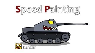 Превью: Speed Painting Marder II. RanZar. Рандомные Зарисовки.