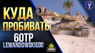 Превью: Куда ПРОБИВАТЬ 60TP Lewandowskiego / С Танков 8 - 9 - 10 Уровня