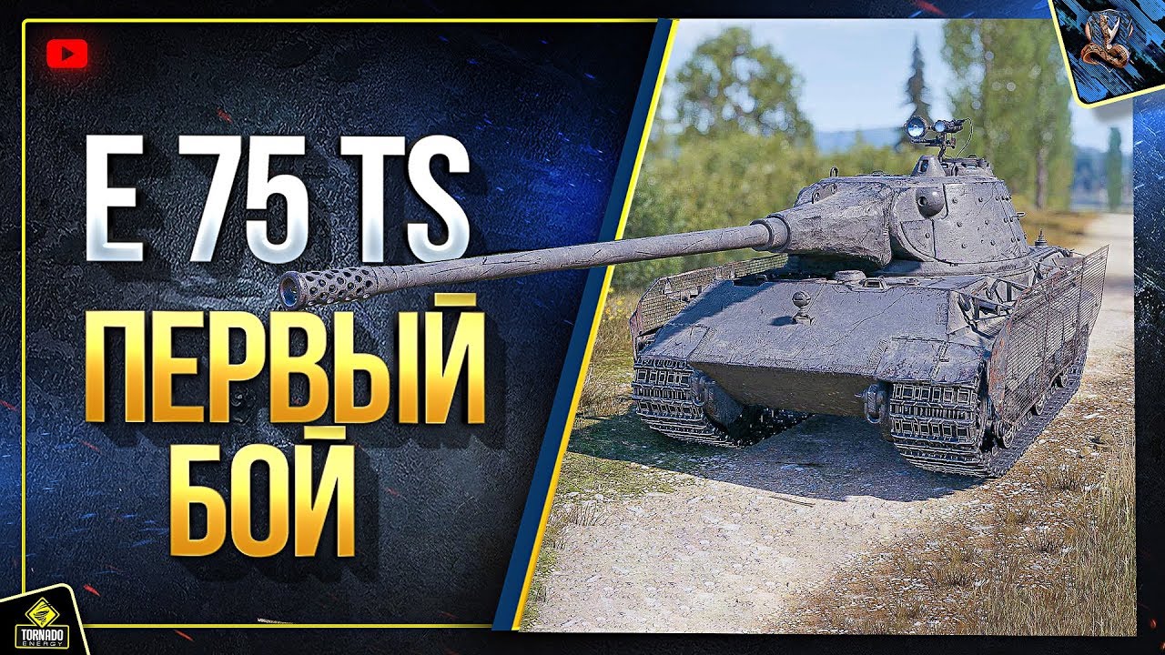 E 75 TS - Первый Бой на Прем ТТ-8 Германии