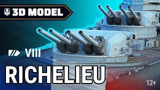 Превью: Сухой док: Французский линкор Richelieu | World of Warships