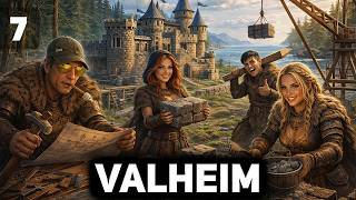 Превью: Доверили девушке постройку замка 🪓 Valheim [PC 2021] #7