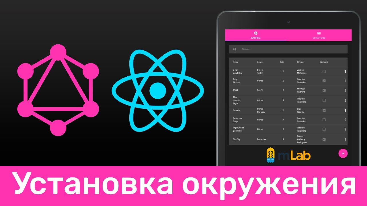 GraphQL #1 Установка окружения (Setup Environment)