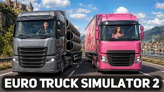 Превью: Он, она и мощные грузовики 🚛 Euro Truck Simulator 2 [PC 2012]