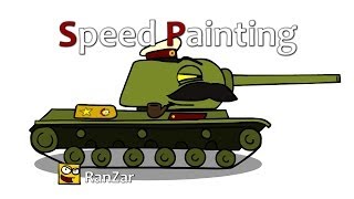 Превью: Speed Painting ИС - Иосиф Сталин. RanZar. Рандомные Зарисовки.