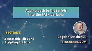 Превью: Linux Tutorial: 50 Adding path to scripts to the PATH variable