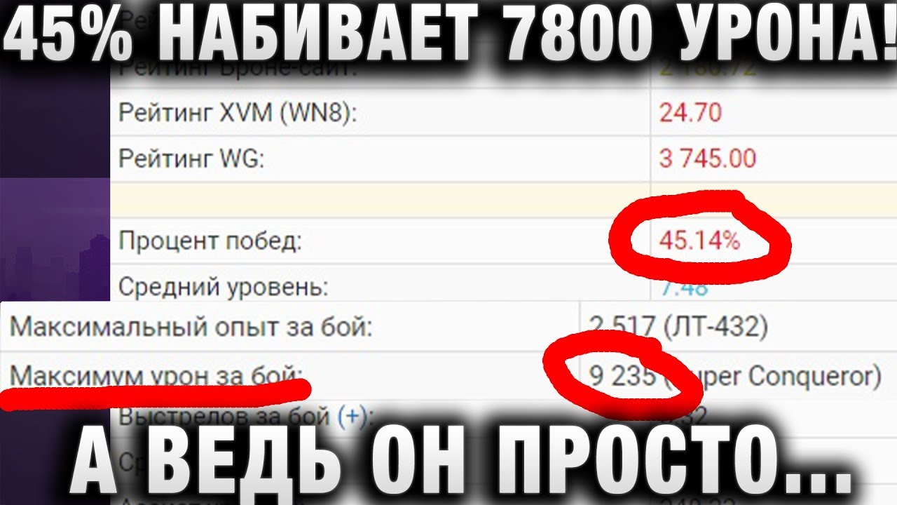 45% НАБИВАЕТ 7800 УРОНА! А ВЕДЬ ОН ПРОСТО... И ПРИЧЕМ ТУТ ПУТИН