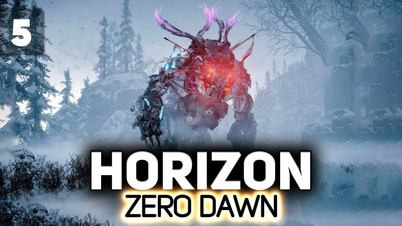 Они такие страшные все 🤖 Horizon Zero Dawn DLC The Frozen Wilds [2017 PC] #5