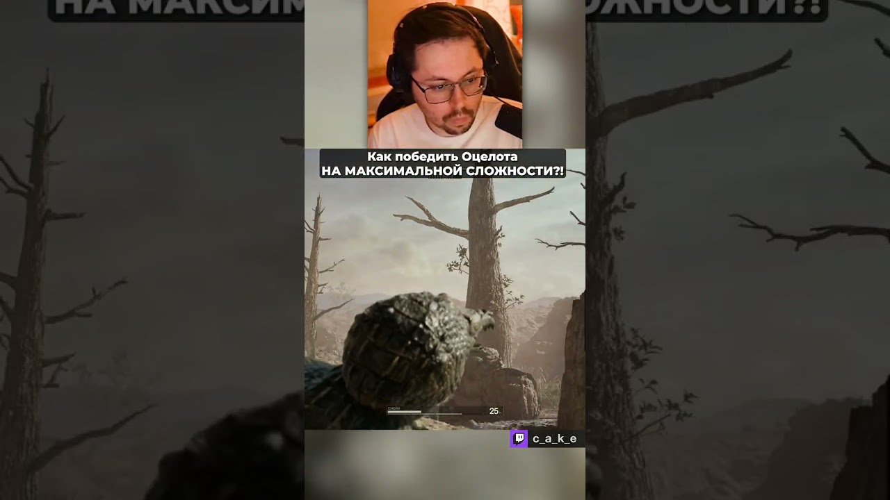 😨 Как победить Оцелота на МАКС СЛОЖНОСТИ?! / Кекс в METAL GEAR SOLID 3 SNAKE EATHER @CakeStream