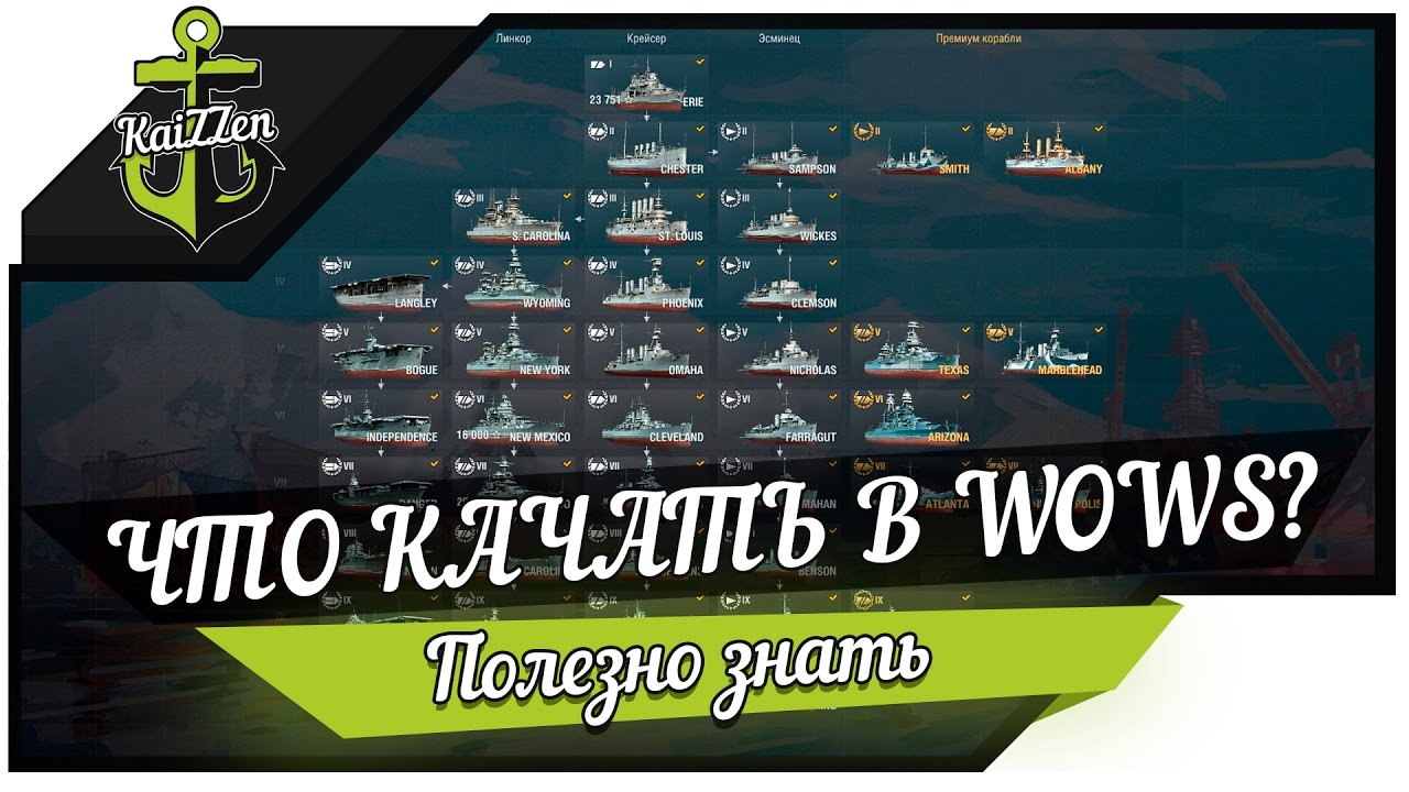 Что качать в World of Warships? Советы для новичков #3