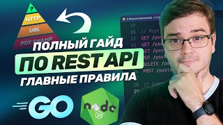 Превью: Полный гайд: Разработка REST API на примерах Node.js & Golang | Модель Ричардсона | Ошибки и советы