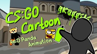 Превью: CS:GO Cartoon #3 Graffity. Re:DPanda Animation. RanZar