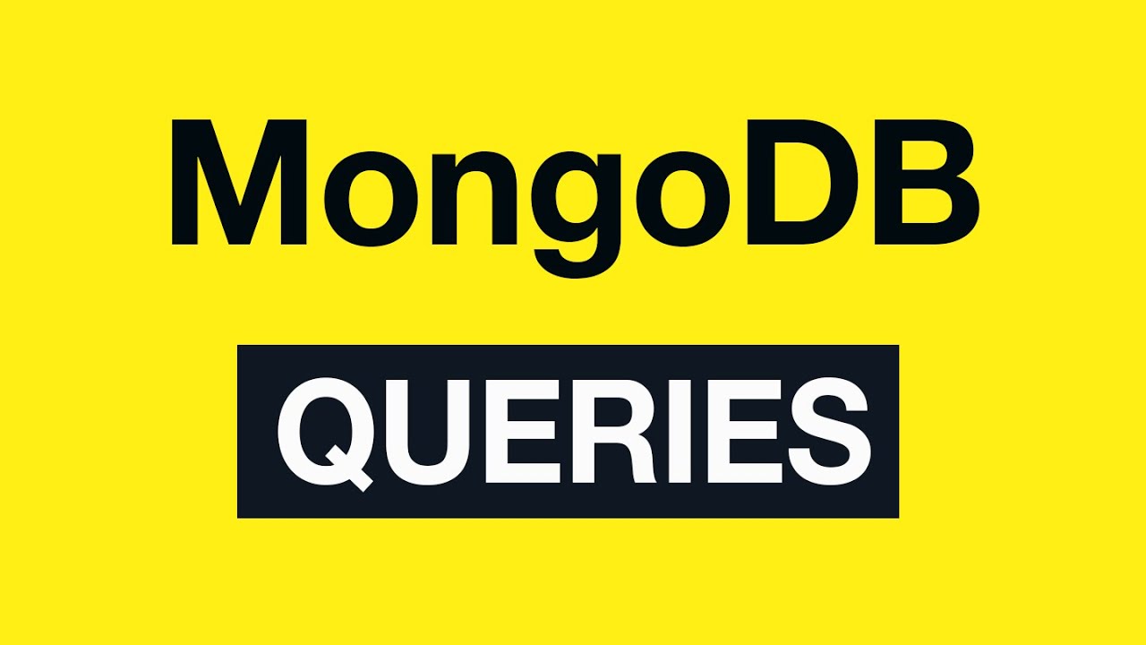 01 MongoDB Queries - Introduction to the MongoDB Queries