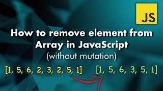 Превью: How to Remove Specific Array element in JavaScript