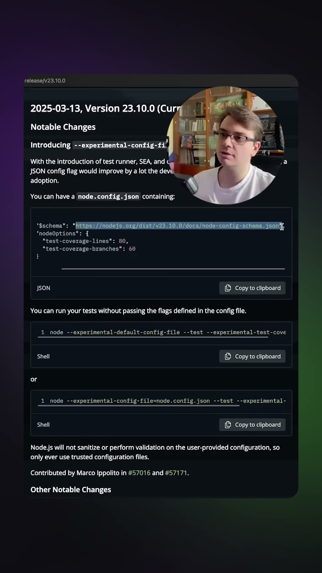 Превью: Вышла Node v23.10 (current) #backend #nodejs #javascript #typescript