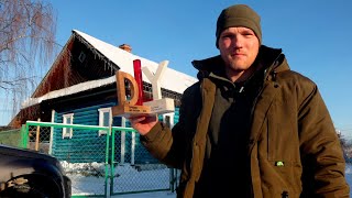 Превью: РАЗДЕЛИСЬ ВСЕ! В ДОМ В ДЕРЕВНЕ ДАЛИ ГАЗ!