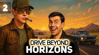 Превью: Вдвоём с Хрустом подвески ищем Мустанг 🚗 Drive Beyond Horizons [PC 2025] #2