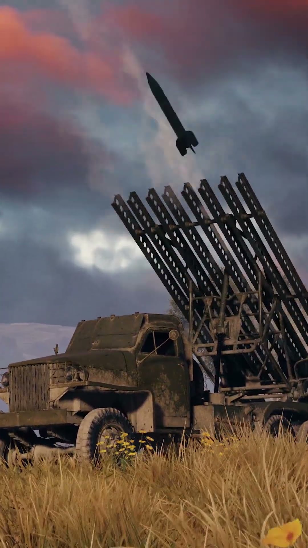 Превью: Катюша в танках! #миртанков #танки #tanks #shorts #БМ-13 #рзсо #вов #имба