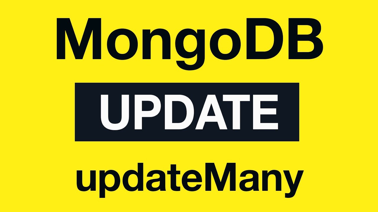 MongoDB Update Queries: 09 updateMany