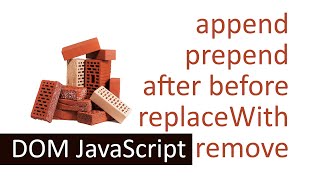 Превью: Append, prepend, before, after, replaceWith, remove - JavaScript