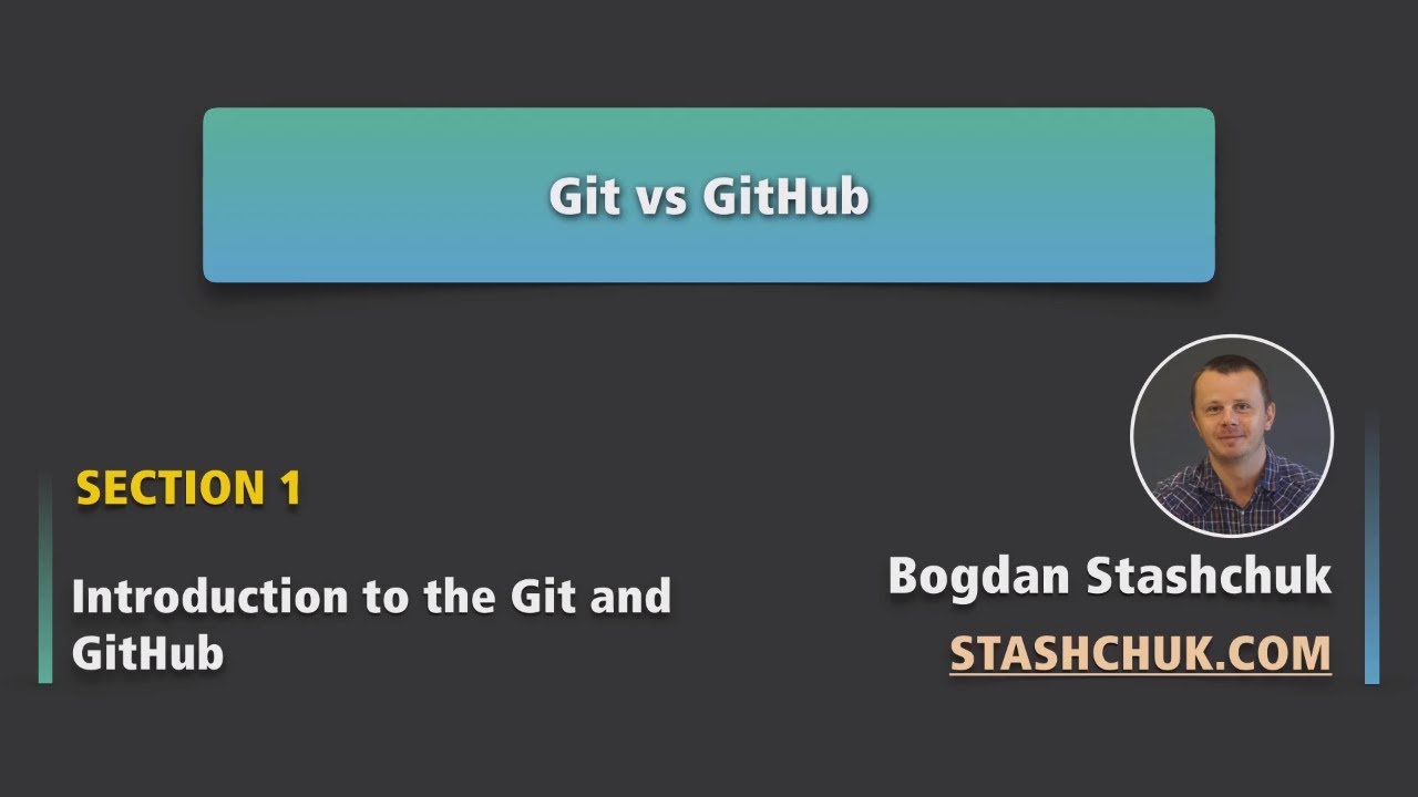 01 Git vs GitHub