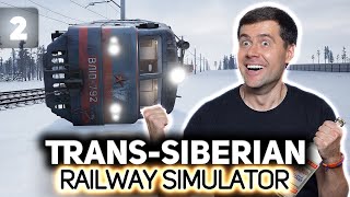 Превью: До Красноярска по ходу не доедем 🚉 Trans-Siberian Railway Simulator [PC 2024] #2