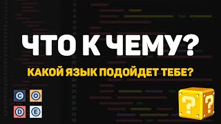 Превью: Языки и сферы их применения. Какой язык программирования выбрать?