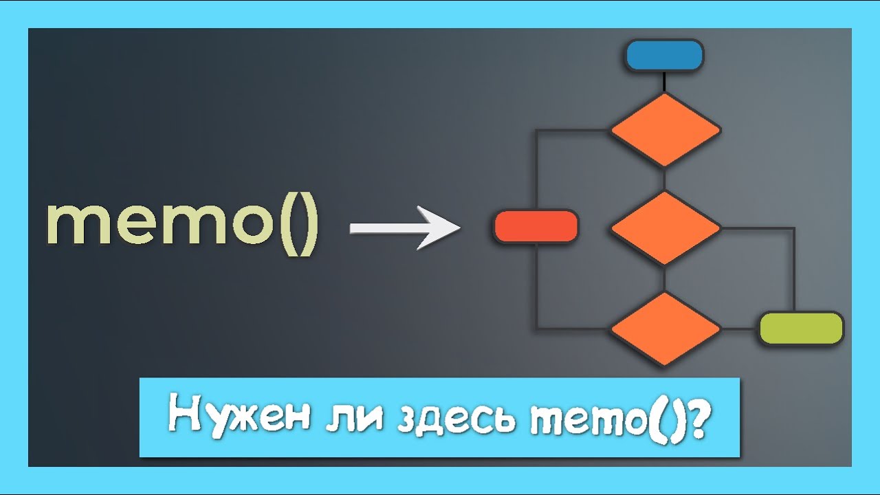 Блок схема по использованию memo() &amp;&amp; Боевые примеры