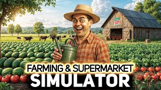 Превью: Стрим из деревни 👨‍🌾 Farming & Supermarket Simulator [PC 2025]