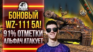 Превью: БОНОВЫЙ WZ-111 5A - 91% 3 ОТМЕТКИ! АЛЬФАЧ АТАКУЕТ